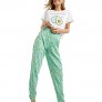 Lveberw Avocado Pajamas Set Womens Cute Pjs  Sleepwear Joggers Sweatpants Long Pants Short Sleeves Pj Set