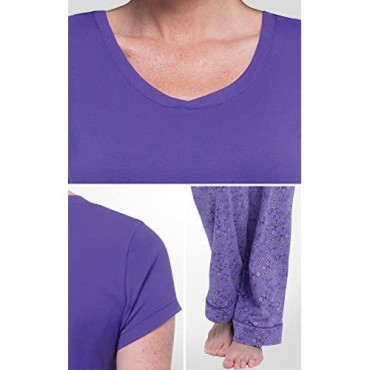 PajamaGram Pajamas for Women - Short Sleeve Pajamas for Women