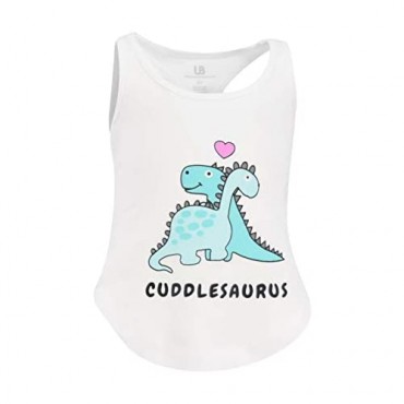 UB Cuddlesaurus Mommy and Me Valentines Day Short Set Outfit
