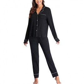 VIMASS Womens Pajamas Set Sleepwear Pjs Comfortable Long Sleeve Ladies Lounge Sets Pijamas