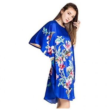 Grace Silk 100% Silk Nightgown Batwing Sleeved