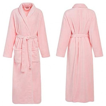 Alexander Del Rossa Women's Warm Fleece Robe Long Plush Bathrobe