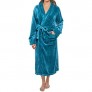 PAVILIA Soft Plush Women Fleece Robe  Cozy Bathrobe  Female Spa Robe  Waffle