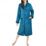 PAVILIA Womens Fleece Housecoat Zipper Robe  Plush Warm Zip Up Front Lounger