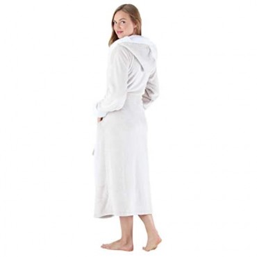 Sleepyheads Women's Fleece Long Sleeve Wrap Robe with Pockets