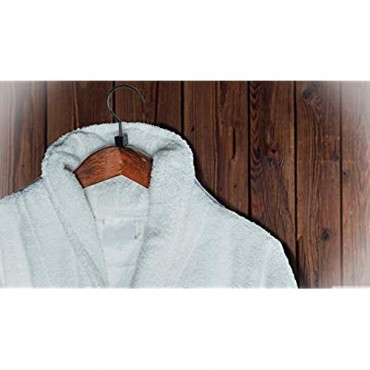 SOFTILE COLLECTION Luxury Bathrobe Towel 100% Cotton Spa Robe Combed Terry Cotton Cloth for Men Women Cotton Lightweight Unisex White Medium
