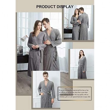 Terry Cloth Robes for Women Towel Bathrobes Long Soft Absorbent Robes Home Hotel Spa Robe Sleepwear Pajamas