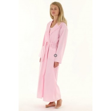 The 1 for U Womens Robe Housecoat 100% Cotton Abigail