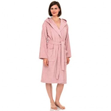 TowelSelections Women’s Hooded Robe Turkish Cotton Terry Cloth Bathrobe