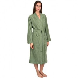 TowelSelections Women's Robe Turkish Cotton Terry Kimono Bathrobe Made in Turkey