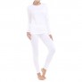 JTANIB Thermal Underwear for Women Fleece Lined Basic Long John Set Ultra Soft S-XXL