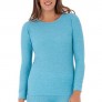 Fruit of the Loom Women's Waffle Thermal Crew Top