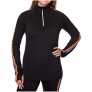 Hot Chillys Women's Micro-Elite Chamois Retro Zip-T Midweight Body Fit Base Layer