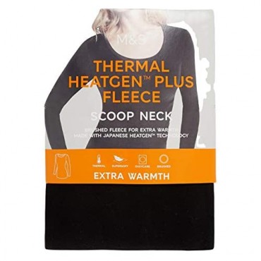 Marks & Spencer Women's Heatgen Plus Thermal Fleece Long Sleeve Top