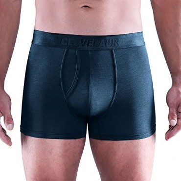 Clevedaur Men's Underwear 3 Pack Lenzing MicroModal Trunks Underwear for Men