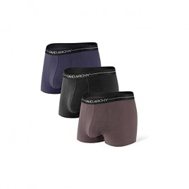 DAVID ARCHY Men's 3 Pack Soft Cotton-Modal Blend Trunks Underwear