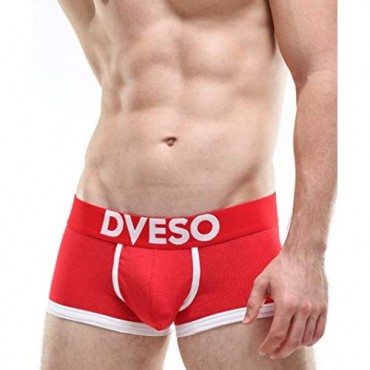 DVESO Men's Low Rise 3D Trunks Patterned Red (New Package)