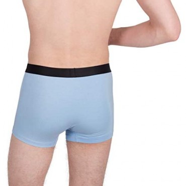 KAYAPO Men's Micromodal Breathable Ultrasoft Lightweight Comfortable Underwear Trunk Assorted Colors Multipack