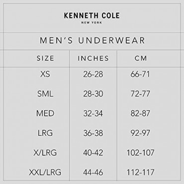 Kenneth Cole New York Men's Underwear Cotton Spandex Trunk Multipack