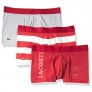 Lacoste Men's Casual Fashion 3 Pack Cotton Stretch Trunks