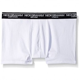 Nick Graham Men's 3-Pack Cotton Fashion Basic Trunks