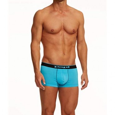 Papi Men's Stylish Brazilian Solid and Print Trunks (3-Pack of Men's Underwear)