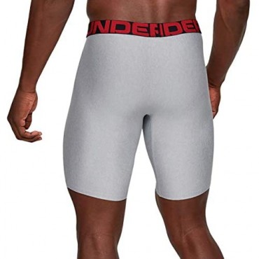 Under Armour Tech 9in Underwear - 2-Pack - Men's Mod Gray Light Heather S