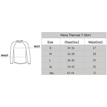 1 & 3 Pack: Men's Ultra-Soft Long Sleeve Crew Neck Thermal Shirt – Fleece Lined Compression Baselayer Top Underwear