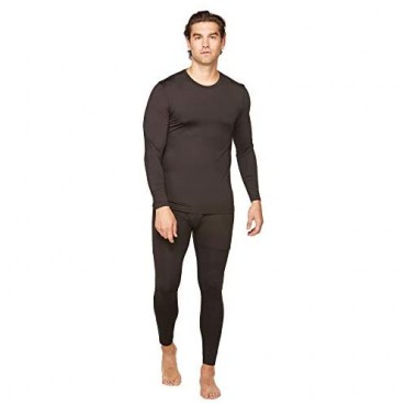 Colossum Outdoors Men’s Multi Level Base Layer Cold Weather Long Sleeve Thermal Top (X-Large Level 2- Light Weight) Black