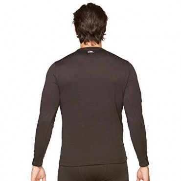 Colossum Outdoors Men’s Multi Level Base Layer Cold Weather Long Sleeve Thermal Top (Medium Level 4- Heavy Weight) Black