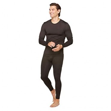 Colossum Outdoors Men’s Multi Level Base Layer Cold Weather Thermal Bottoms (Large Level 2- Light Weight) Black