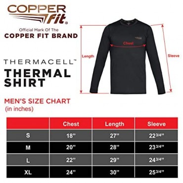 Copper Fit Heated Thermal Mens Shirt