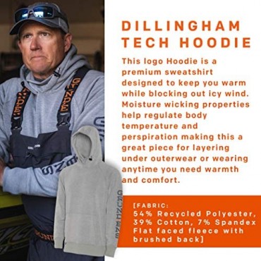Grunden’s Men’s Dillingham Tech Sweatshirt Hoodie | Insulated Moisture Wicking