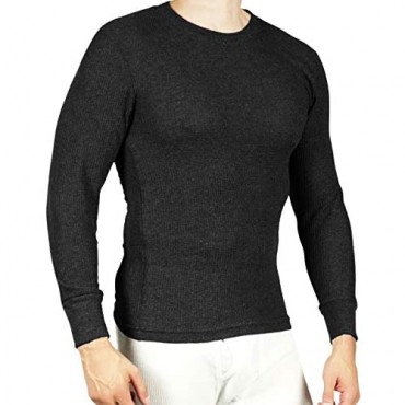 Joe Boxer Men's Thermal Shirt [2 Pack] Thermal Top for Men - Long Sleeve Undershirt