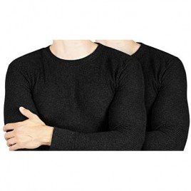 Joe Boxer Men's Thermal Shirt [2 Pack] Thermal Top for Men - Long Sleeve Undershirt