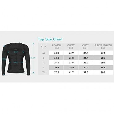 Legendfit Men's Thermal Shirts Fleece Lined Compression Baselayers Long Sleeve Tops Undershirts Winter Gear