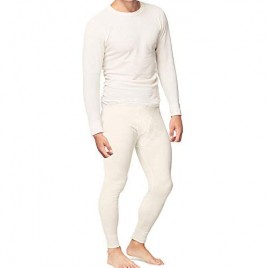 Place and Street Men’s Cotton Thermal Underwear Set Shirt Pants Long Johns