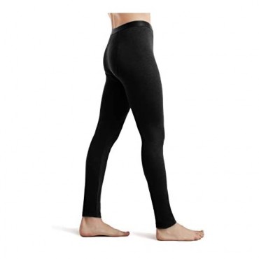 TANBOOCEL Bamboo Men's Thermal Underwear Pants Base Layer Bottoms Long Johns