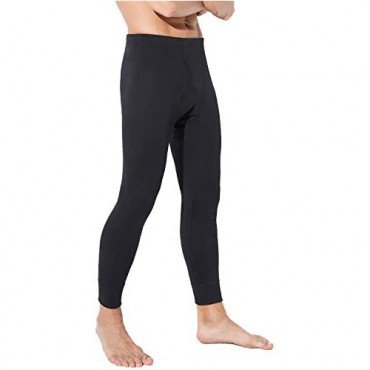 TEERFU Men's Thermal Underwear Pants Classic Cotton Midweight Long Johns Leggings Base Layer Bottoms