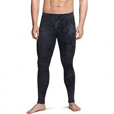 TSLA 2 Pack Men's Thermal Underwear Pants Heated Warm Fleece Lined Long Johns Leggings Winter Base Layer Bottoms