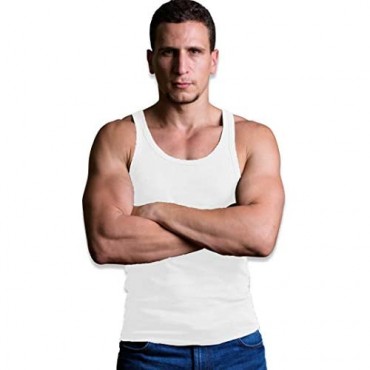 Andrew Scott Men's 10-Pack Color A Shirt Tank Top Undershirts