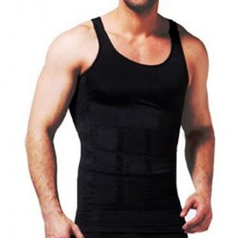 BodyShaper Slimming Compression Support Undershirt for Men (2 Pack)