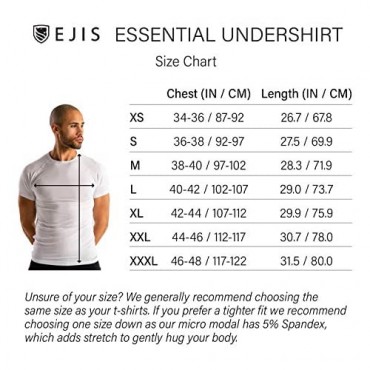 Ejis Essential Undershirt | Crew Neck (3-Pack) | Anti-Odor Micro Modal