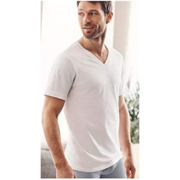 Jockey Generation Men's Stay New Cotton 3pk V-Neck T-Shirt - White