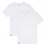 Lacoste Men's Casual Classic Cotton Stretch 2 Pack Crew Neck T-Shirts