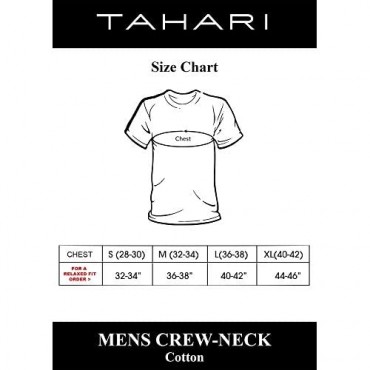 TAHARI Mens Multi Pack Cotton V-Neck T-Shirt Undershirts Available in S M L XL