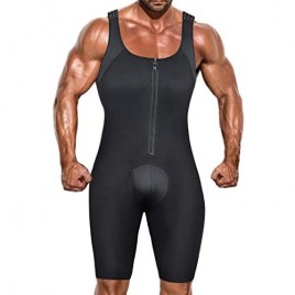 DoLoveY Men's Shapewear Bodysuit Full Body Shaper Compression Slimming Suit Breathable