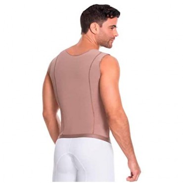 Fajas Dprada DELIÉ Fajas Colombianas 11017 Slimming Vest for Men (Cocoa-Optic