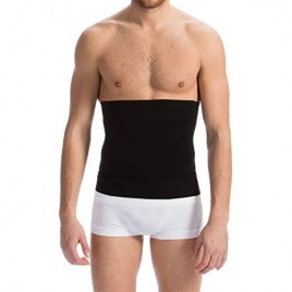 Farmacell Man 405BS Men's Waist Control Girdle Firm Body Shaping with Back splints  100% Made in Italy