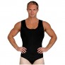 InstantRecovery Mens Compression Chest Control Crop Vest w/Zip and Velcro Straps